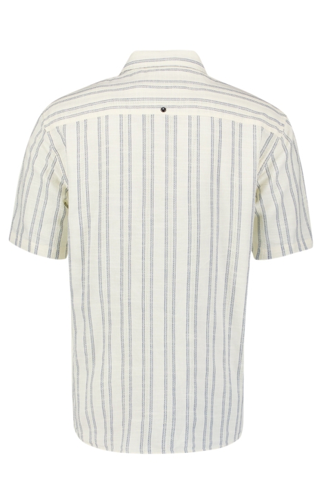 NO-EXCESS shirt short sleeve vertical dobby s